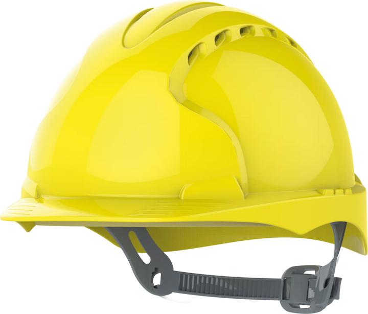 Safety helmet EVO®2 yellow HDPE EN 397 (53 - 64 cm)
