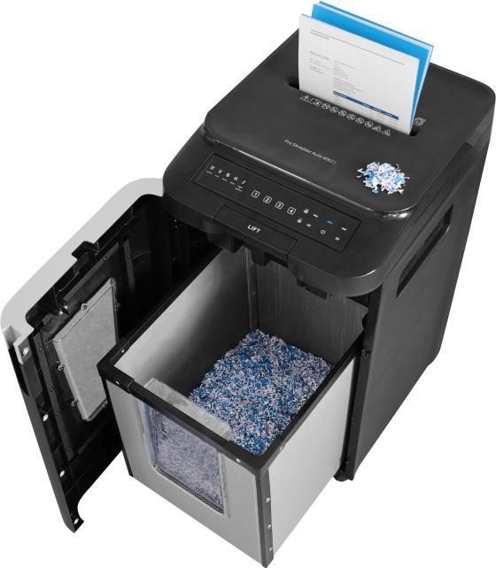 Immagine prodotto HP Pro Shredder Auto 400CC distruggidocumenti con taglio a particelle P-4, 4 x 12 mm, fino a 400 (Taglio delle particelle)