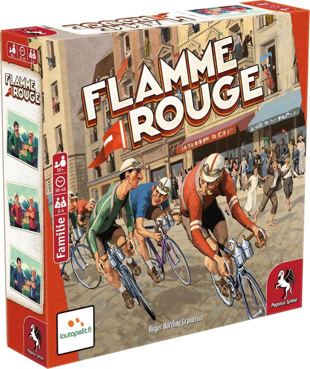 Produktbild Pegasus 57401G - Flamme Rouge 2-4 Spieler, ab 10 Jahren (DE-Ausgabe) (Deutsch)