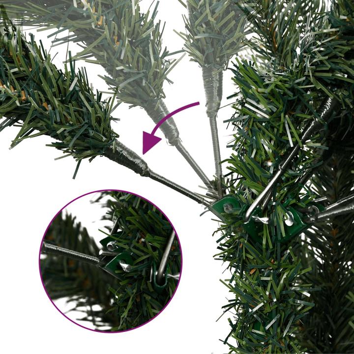 Produktbild VidaXL Künstlicher Weihnachtsbaum Schlank 150 LEDs 150 cm (150 cm)