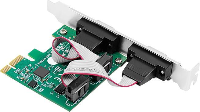 Produktbild LogiLink 2 x serielle (COM) PCIe