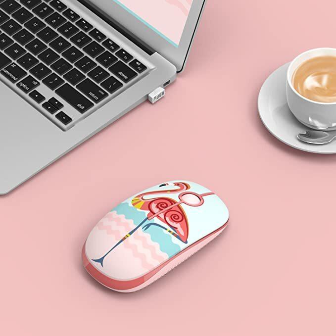 Actual product image Tellur Kids Wireless Mouse Flamingo (Wireless)