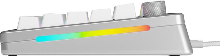 Actual product image Glorious GMMK 3 Pro 75 % Custom Gaming Keyboard - Pre-Built, ANSI (US), Fox Switches, silver (Cable)