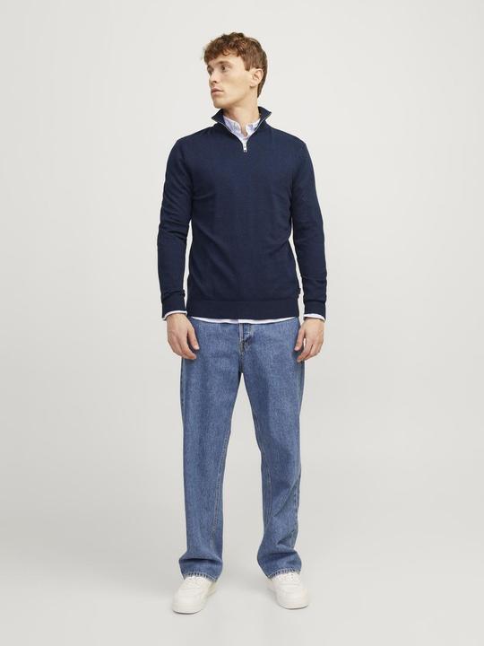 Immagine prodotto Jack & Jones Maglione a maglia con mezza zip (S)