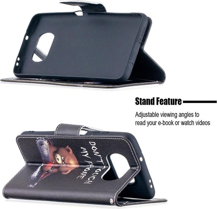 Produktbild König Design Hülle Handy Schutz für Xiaomi Poco X3 Case Flip Cover Tasche Etui Bumper Schwarz (Xiaomi Poco X3)