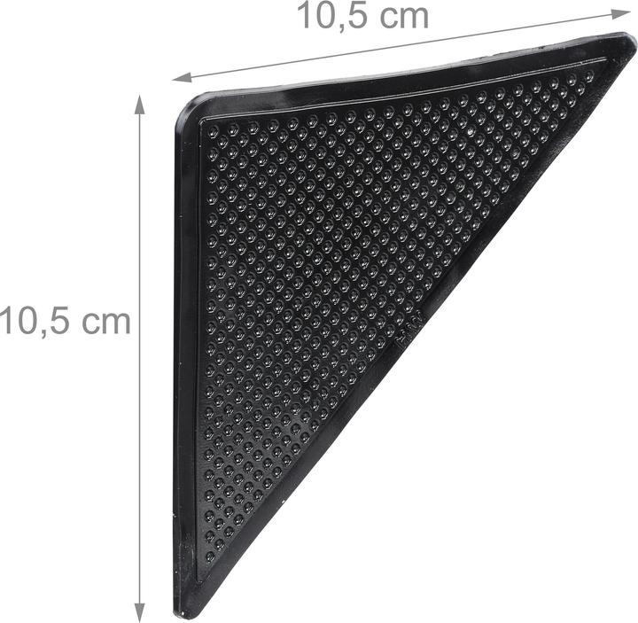 Actual product image Relaxdays 24x Teppich-Antirutschpads (10.5 x 10.5 x 0.5 cm)