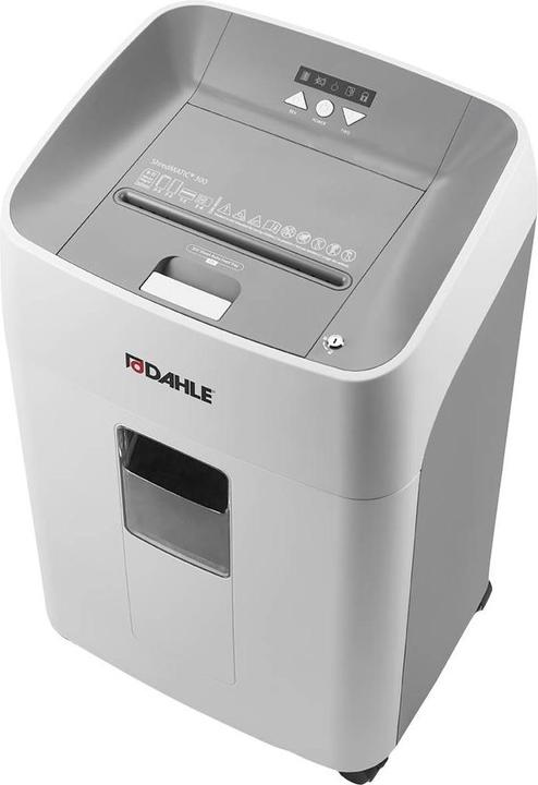 Actual product image Dahle ShredMatic P5/2x15/300 sheets/40l shredder (Particle cut)