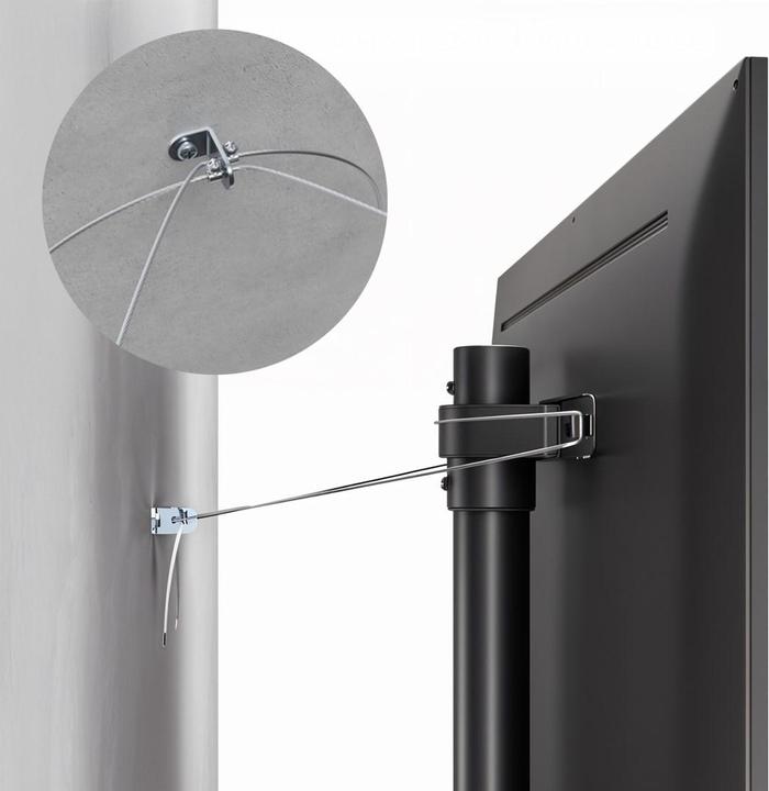 Produktbild Maclean Bodenhalterung für TV 32-70 max. VESA 400x400 max. 40kg MC-494 (70", 40 kg)