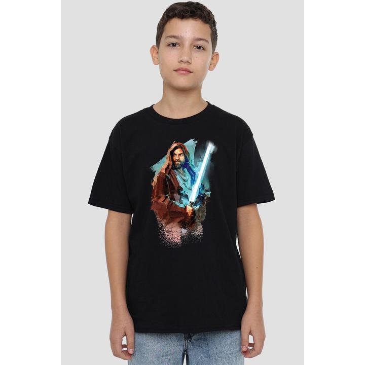 Immagine prodotto Star Wars Maglietta Obi Wan Kenobi Verniciato Bambini (152, 158)