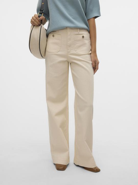 Actual product image Vero Moda VMKAYLA Hohe Taille Weiter Beinschnitt Jeans Weit geschnitten (W26/L30)