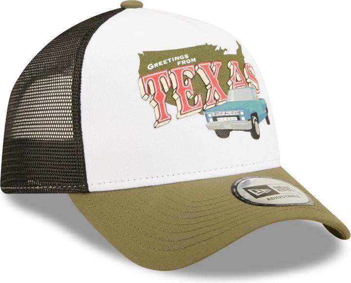 Image du produit New Era Aframe Trucker Greetings From Texas (Salutations des routiers aframe du Texas) (Taille unique)