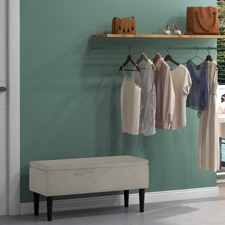 Immagine prodotto Homcom Panca con spazio di archiviazione (95 cm)