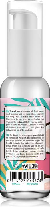 Actual product image Pharmquests Kissable Oil - Coconut - 50 ml (50 ml)