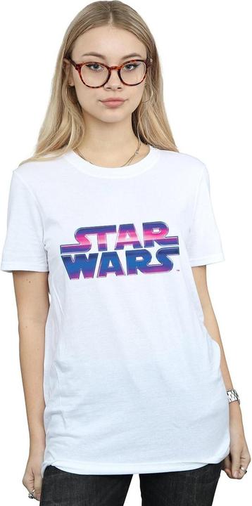 Immagine prodotto Star Wars Neon Logo Maglietta Ampia Donna (XL)