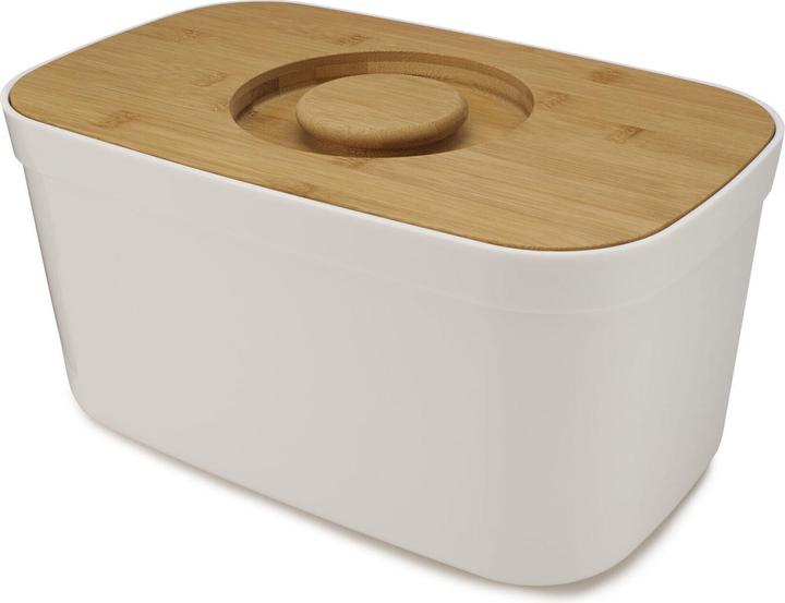 Joseph Joseph Brotbox Polypropylen/Bambus, weiss, 37x18x22 cm