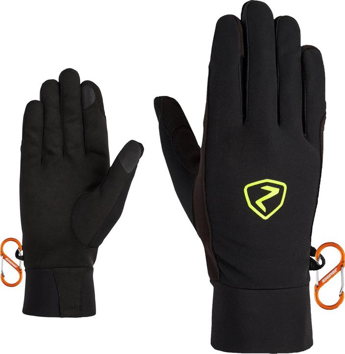 Ziener NOS Gysmo touch,blk.poi black.poison yellow Grösse: 6 (6)