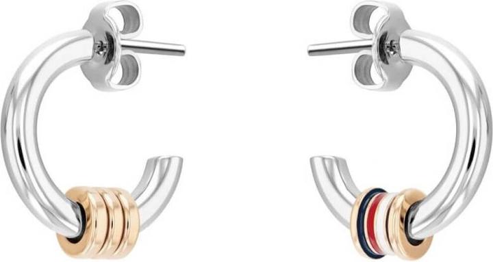 Tommy Hilfiger Elegant round earrings made of steel 2780505 (L)