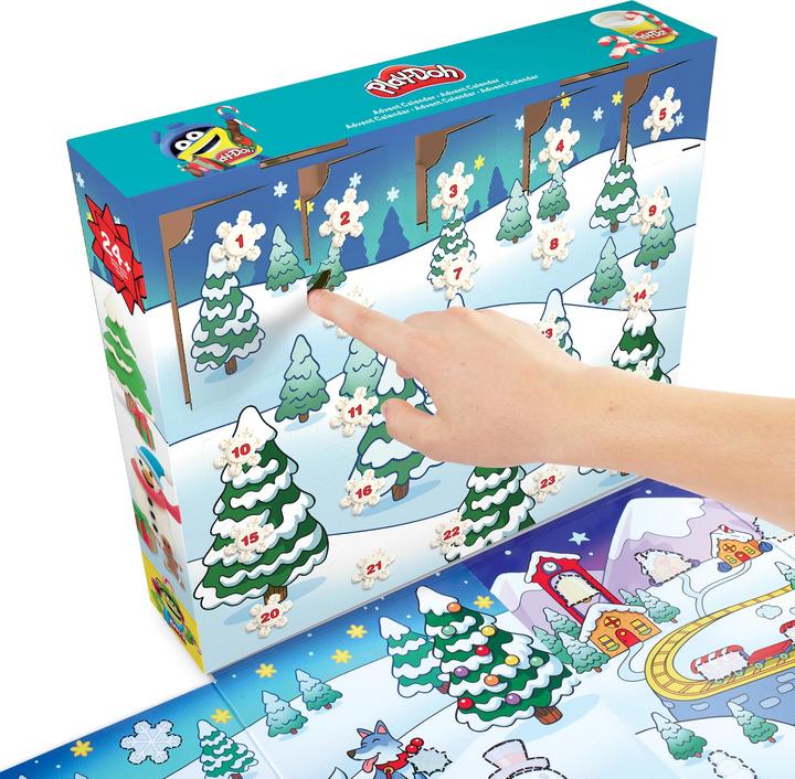 Actual product image Play-Doh Advent calendar 2023