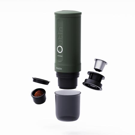 Actual product image No Name OutIn Nano espresso machine green (EU plug)