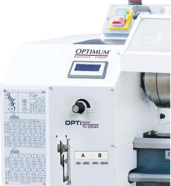 Productafbeelding Optimum Stürmer - Draaibank OPTIturn TU 2304V