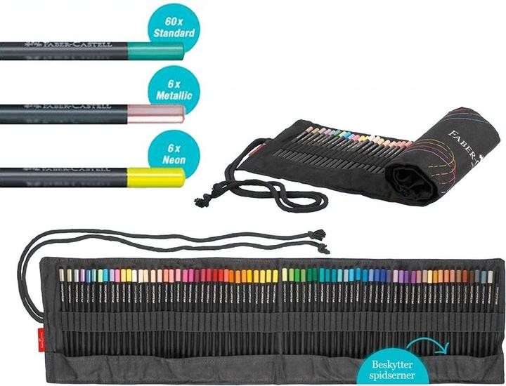 Actual product image Faber-Castell Farbstiftetui 72ST Stiftrolle (Multicoloured, 72 x)