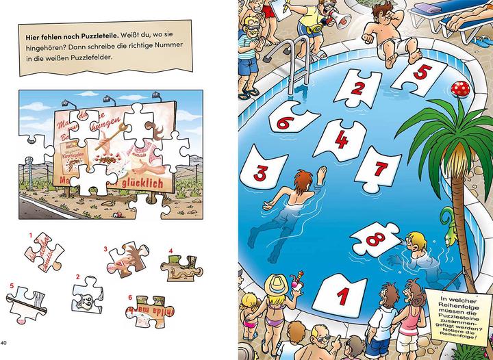 Produktbild Kosmos Die drei??? Kids Ferienrätselbuch (Deutsch, Ulf Blanck, Jan Sasse, Kim Schmidt, 2023)