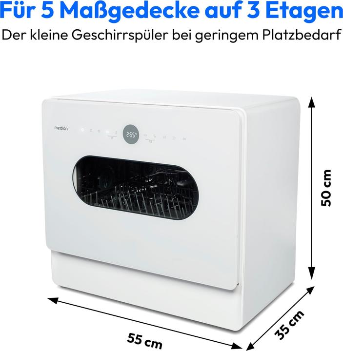 Image du produit Medion LIFE® Lave-vaisselle de table DWT51 (MD 37766)
