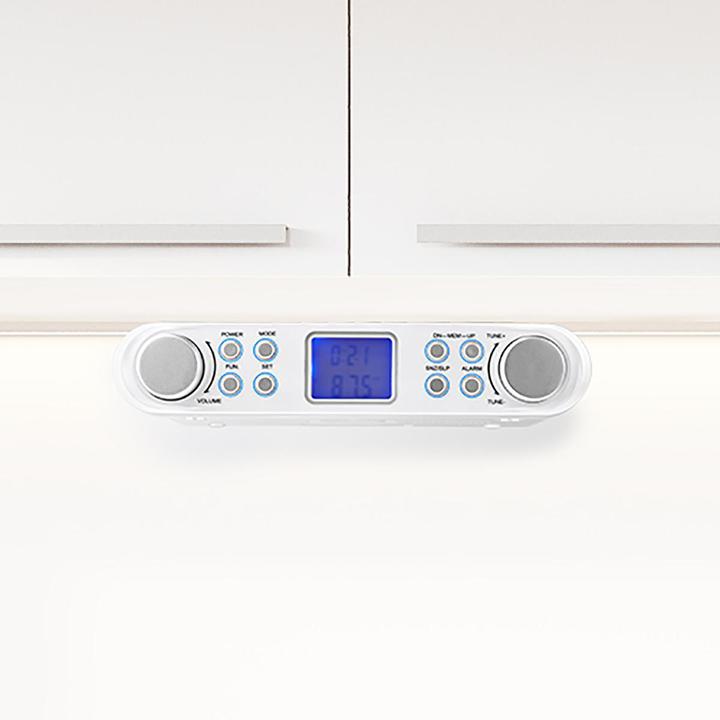 Productafbeelding Nedis Keukenradio FM-radio Onderkastradio 30 voorkeurzenders Display met automatische D (FM)