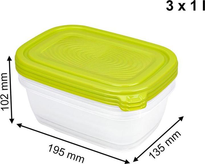 Produktbild Rotho FOOD BOX SUNSHINE SET 1.0 3PCS (1 l)
