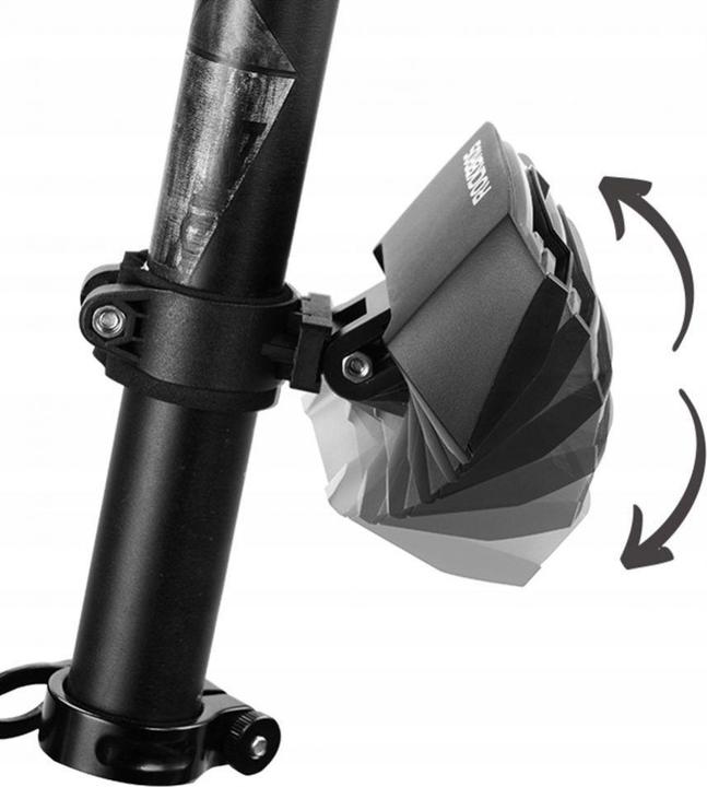 Produktbild Rockbros LKWD-R1 rear bicycle light with laser and remote control + micro USB cable - USB-A - black