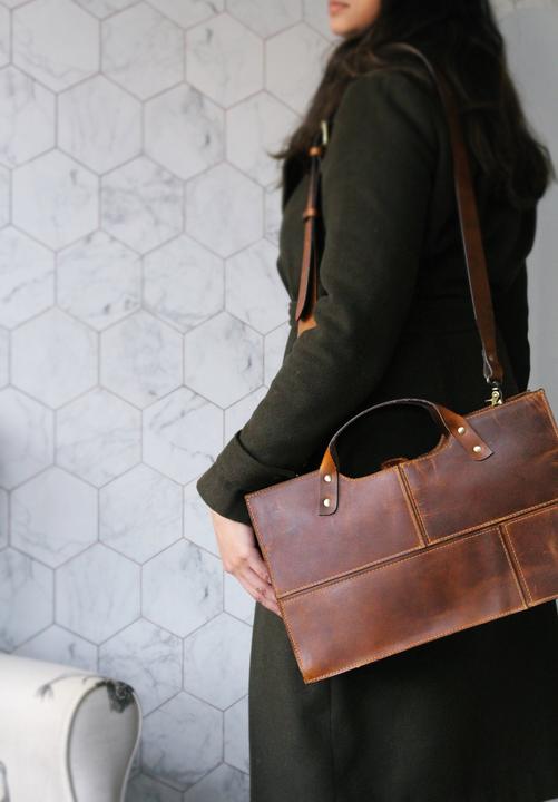 Only-Bags.Store Lederhandtasche, Umhängetasche, Top Handle Bag, Weihnachtsgeschenk