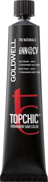 Actual product image Goldwell Topchic (6NN@CV - dark blonde extra elumenated cool violet)