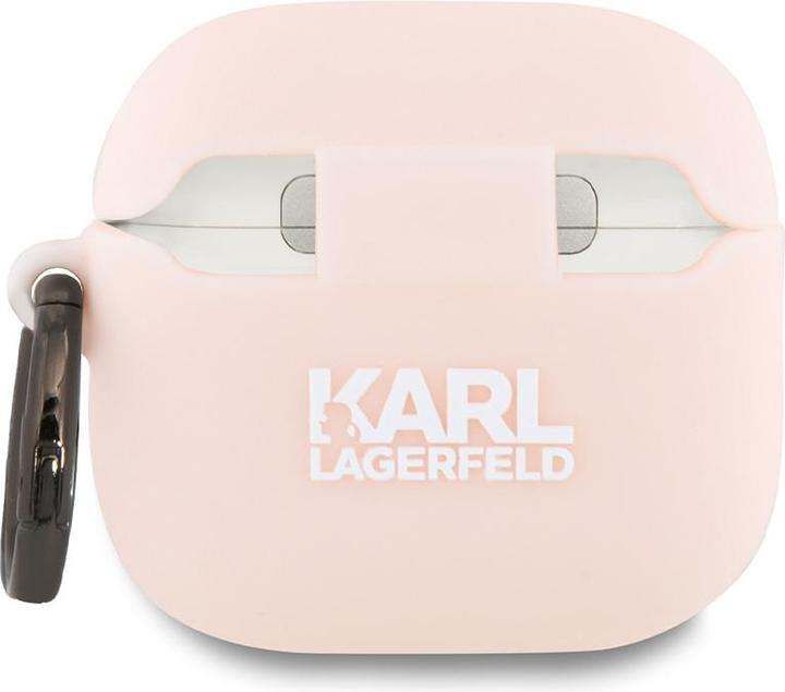 Immagine prodotto Karl Lagerfeld KLA4RUNCHP AirPods 4 cover rosa Silicone Choupette Head 3D (Borsa per cuffie)