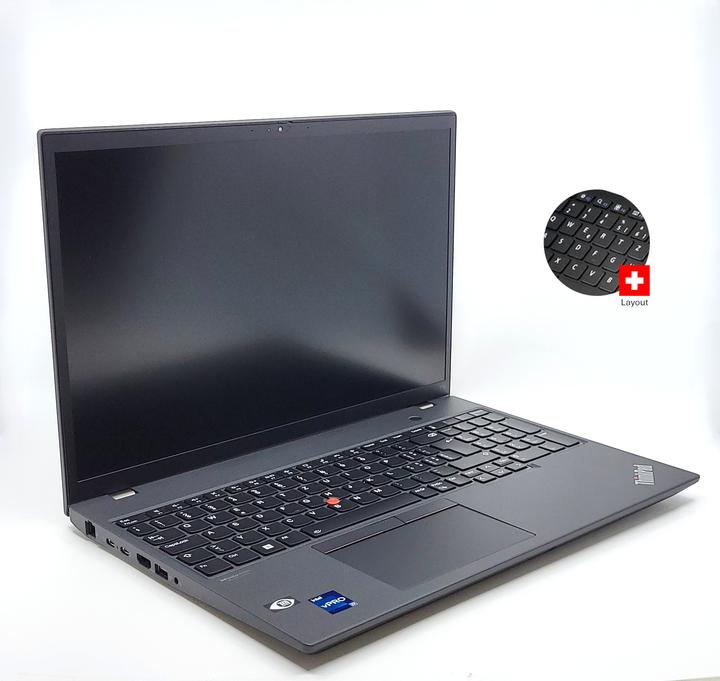 Actual product image Gisler Systems ThinkPad T16 G1 Touch (32 GB, 16", 512 GB, CH, B / Very good)