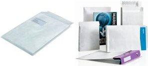 Produktbild Tyvek Faltenversandtaschen C4, mit Fenster, 70 g-qm (100 x)