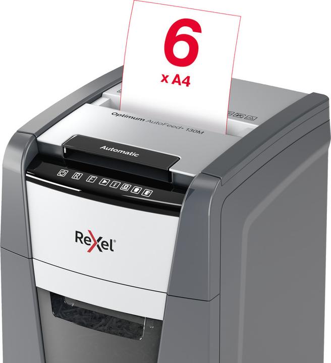 Produktbild Rexel Aktenvernichter Optimum Autofeed+ 130M P-5, 130 Seiten (Partikelschnitt)