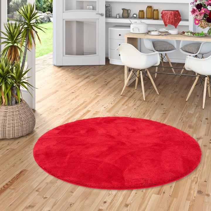 Produktbild Pergamon Luxus Super Soft Hochflor Langflor Teppich Silky Rund (160 x 160 cm)