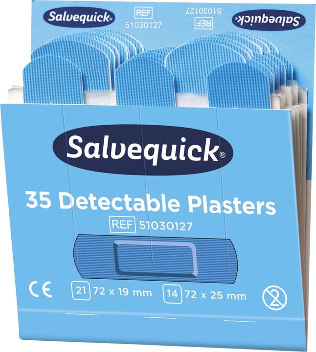 Produktbild Salvequick Pflasterstrips detectable (6 x)
