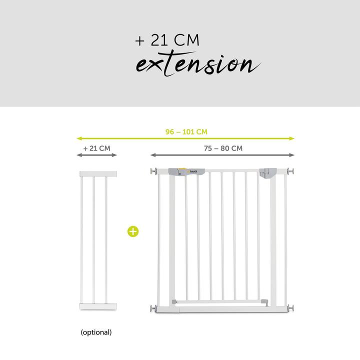 Produktbild Hauck Autoclose N Stop 2 white (75 cm)