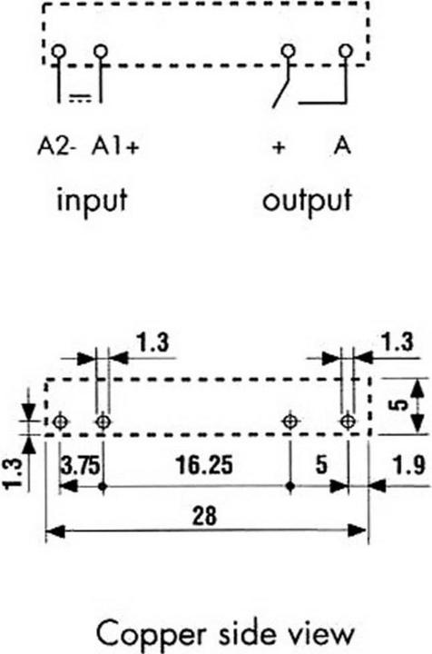 Nährwerte und Zutaten Finder Halbleiterrelais 24VDC 2A