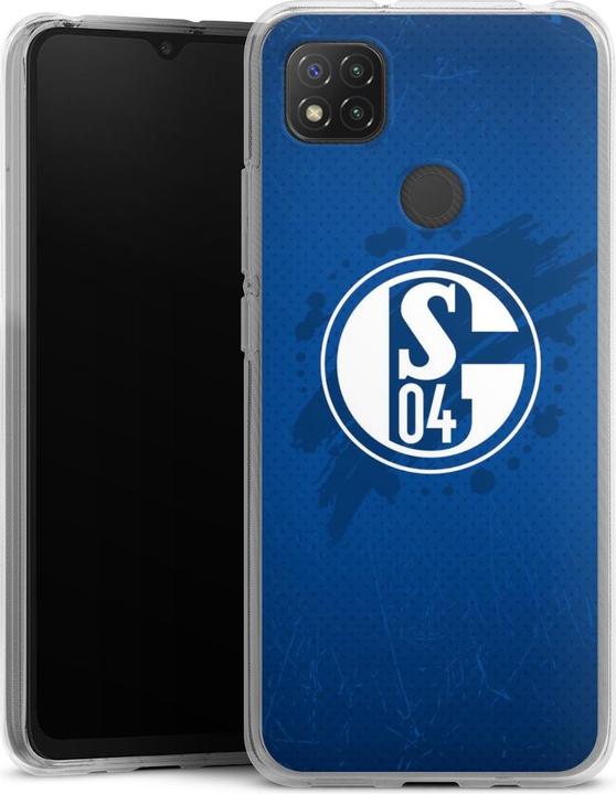 Produktbild DeinDesign Silikon Hülle für Xiaomi Redmi 9C Handyhülle Case Smartphone Schutzhülle Bundesliga FC Schalke 04 (Xiaomi Redmi 9C)