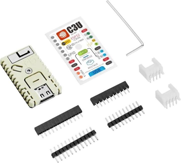Image du produit M5Stack Carte de développement M5stamp C3U Mate avec Pin Headers