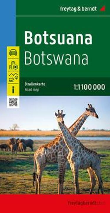 Produktbild Botsuana, Strassenkarte 1:1.100.000, freytag & berndt