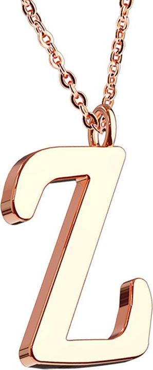 Star Piercing Kette rosegold Anhänger Buchstabe Z (Chirurgenstahl 316L, ohne Messing)
