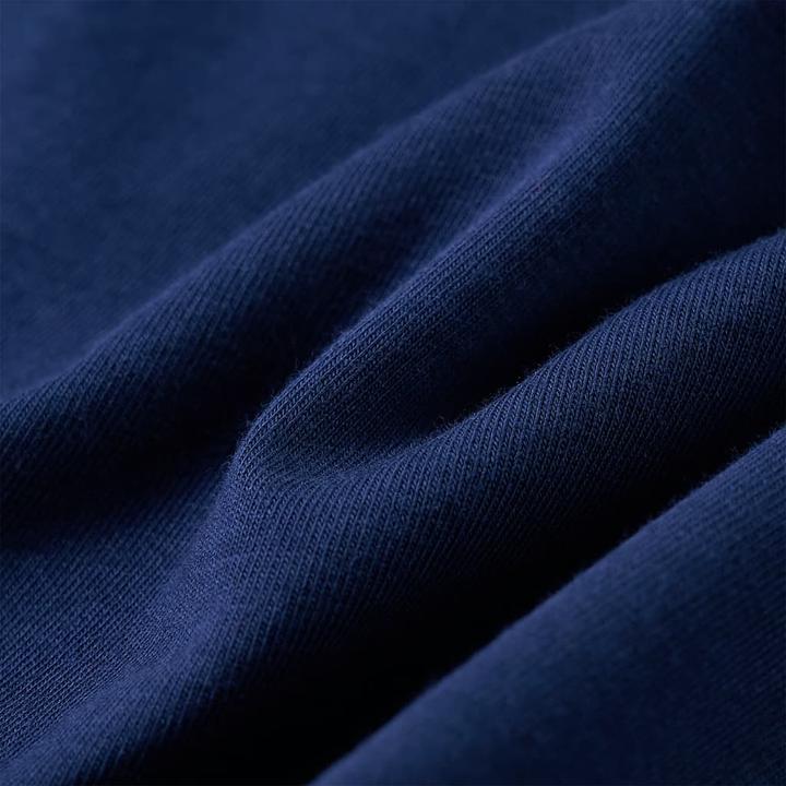 Immagine prodotto VidaXL Camicia da bambino a maniche lunghe blu navy 128,Materiale: 95 % cotone (128)