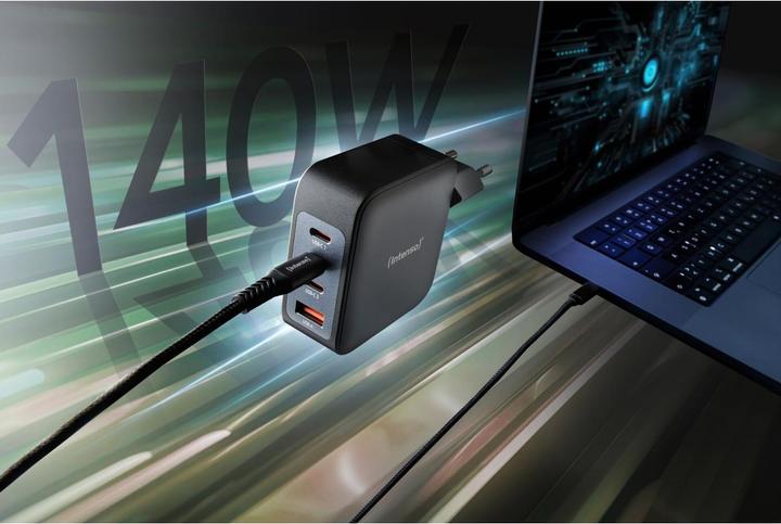 Actual product image Intenso Power adapter 140W W140A3C GaN + C520C (140 W)