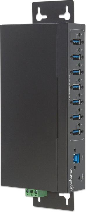 Produktbild Manhattan 7-Port Industrial USB 3.0 Hub (USB-B, 7 Ports)