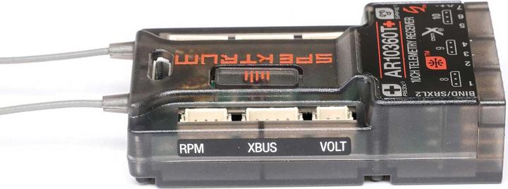 Actual product image AR10360T+ DSMX 10-Kanal AS3X+ & SAFE Telemetrie-Empfänger