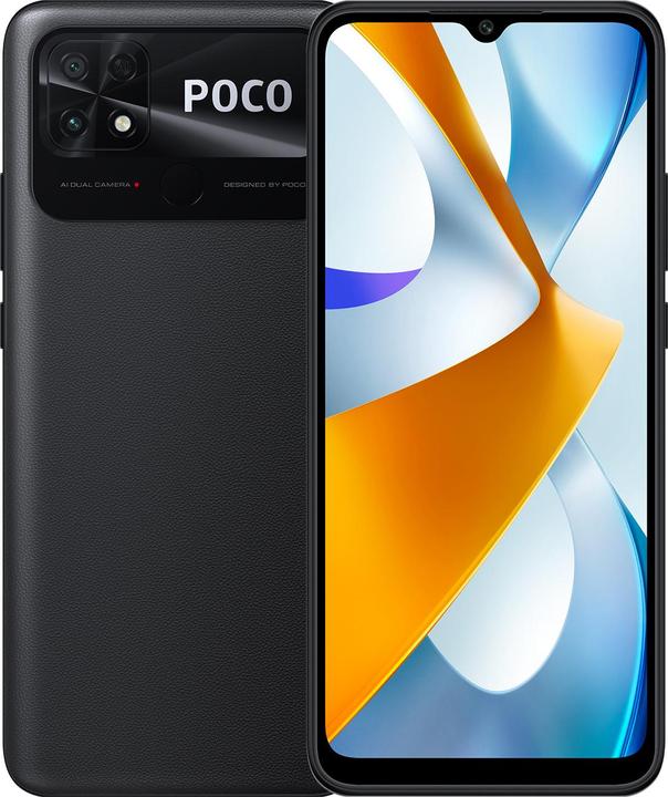 Xiaomi Poco C40 (64 GB, Power Black, 6.71", Doppia SIM, 13 Mpx, 4G)