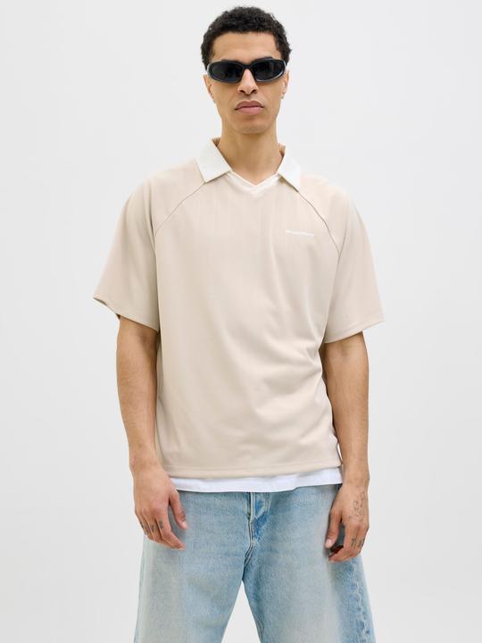 Actual product image Jack & Jones Gedruckt Polokragen Poloshirt Poloshirt (S)
